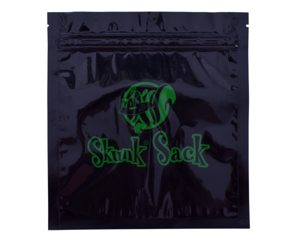 Skunk Sack Black Ziplock Bags large 178 x 190mm - 6-pcs
