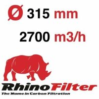 Rhino Pro Aktivkohlefilter 315mm - 2700m³/h