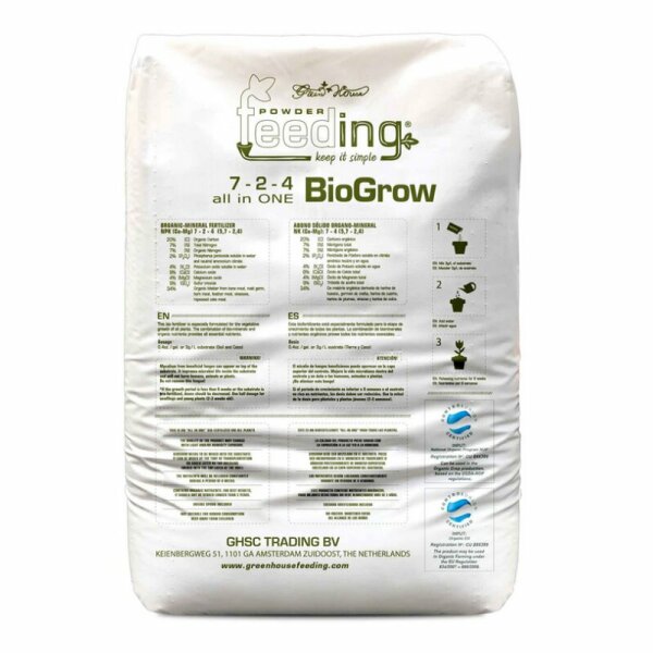 Green House Feeding BioGrow 25 kg